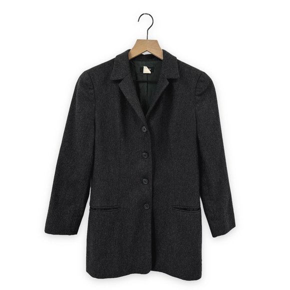 J. Crew Jackets & Coats J Crew Dark Academia Wool Fitted Peacoat
